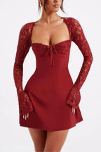 Orelia | Elegante mini-kanten jurk – feestelijke outfit