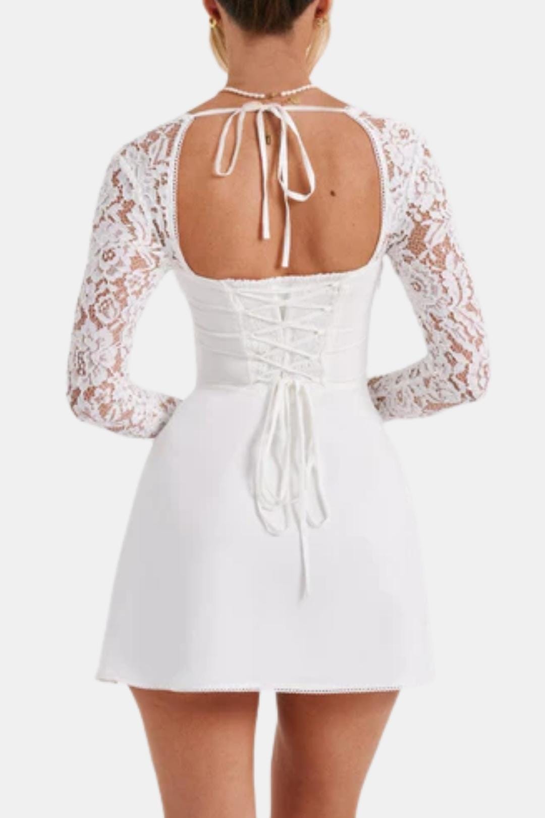 Orelia | Elegante mini-kanten jurk – feestelijke outfit