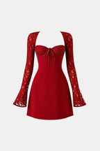 Orelia | Elegante mini-kanten jurk – feestelijke outfit