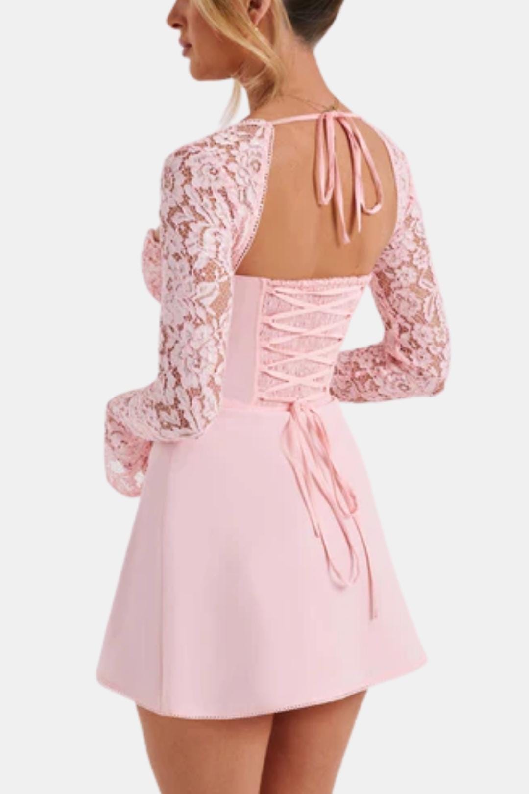 Orelia | Elegante mini-kanten jurk – feestelijke outfit