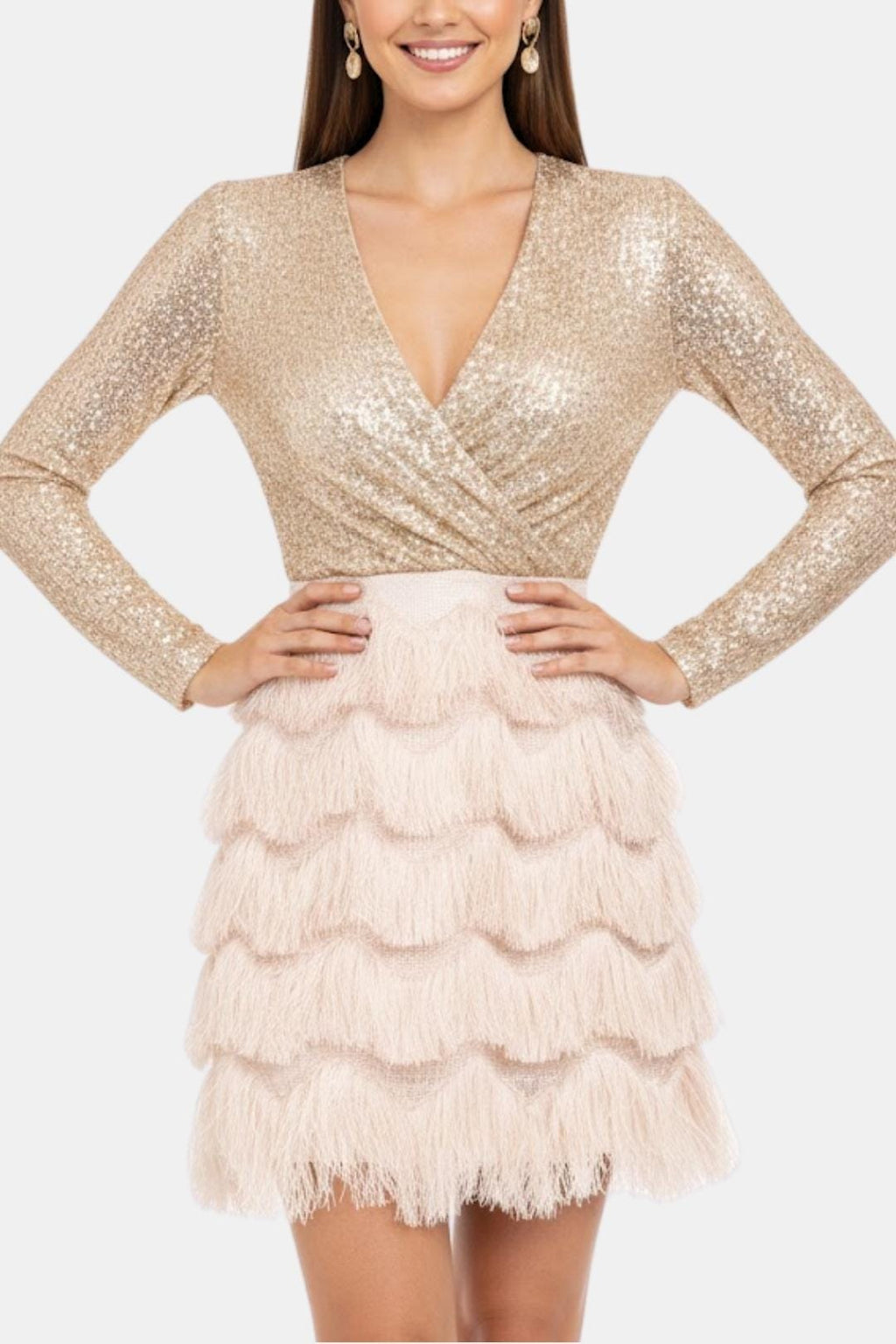 Pearl | Stijlvolle mini-feestjurk met ruches