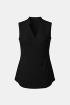 Peggy | Elegant mouwloze blouse dames top zakelijk