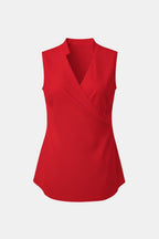 Peggy | Elegant mouwloze blouse dames top zakelijk