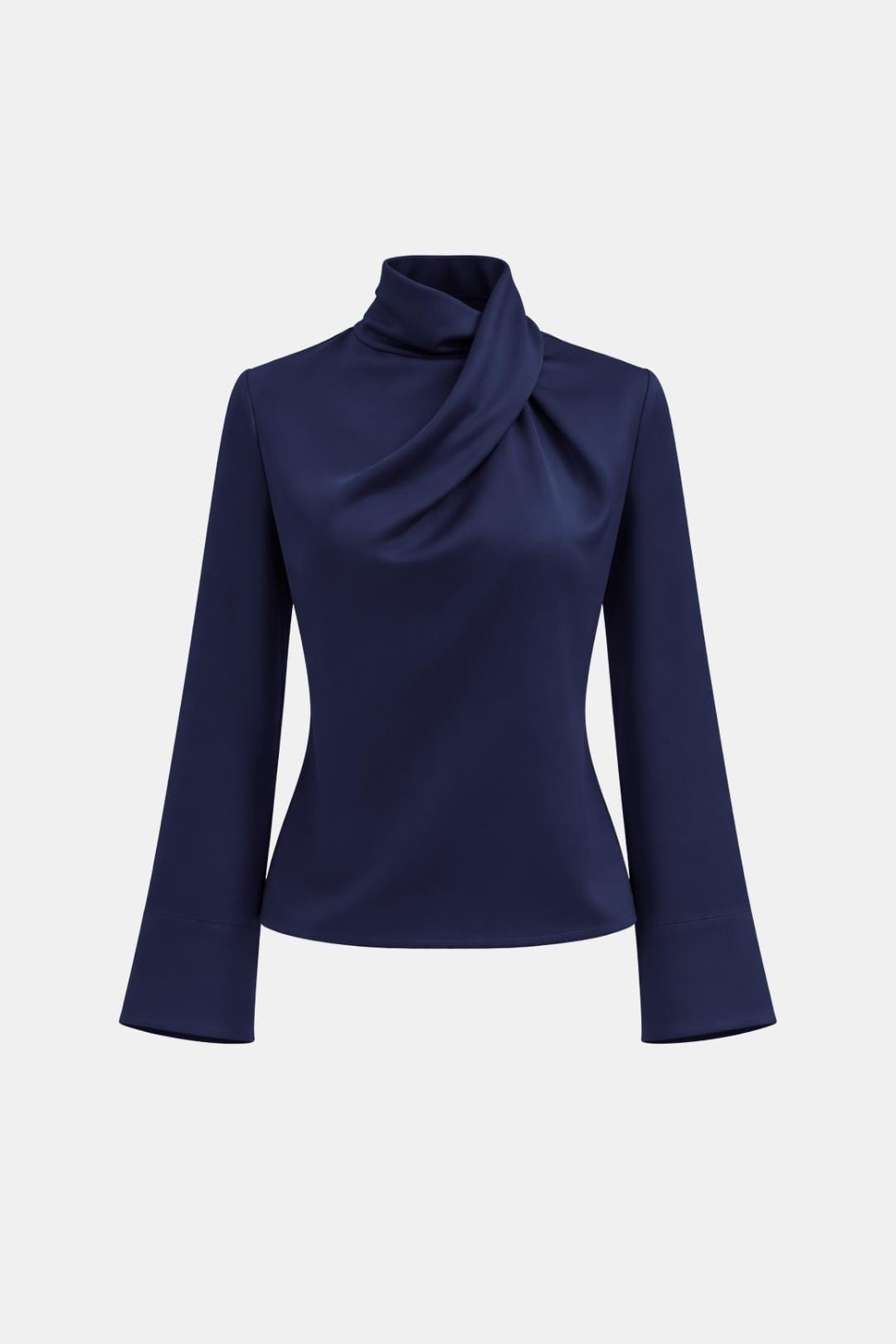 Ravella | Elegant blouse dames top col gedrapeerd