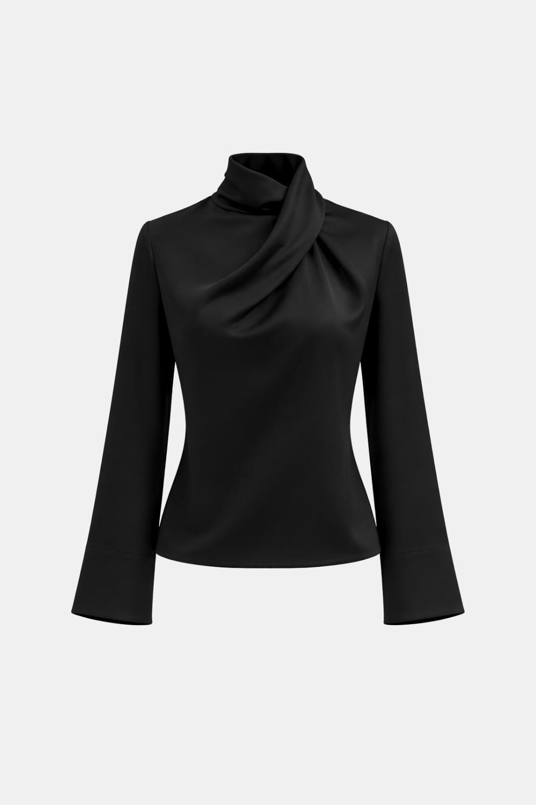 Ravella | Elegant blouse dames top col gedrapeerd