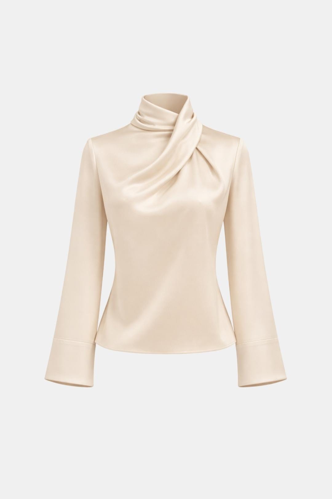 Ravella | Elegant blouse dames top col gedrapeerd