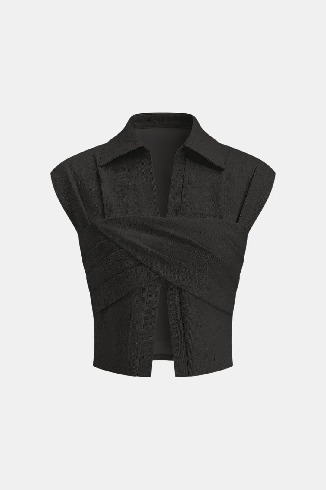 Saelia | Elegant Blouse Dames Top Overslag Stijlvol