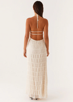 Jolene | Elegante halter maxi jurk zomers bruiloft