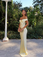 Gabrielle | Kanten off-shoulder jurk glamour avond feest