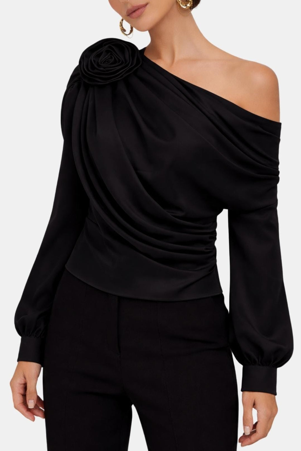 Selina | Elegant Off Shoulder Blouse Dames Top Chic