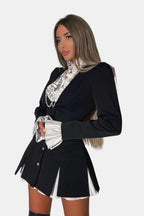 Selvanna | Stijlvol Mini Blazer Dress Uitgaan Look