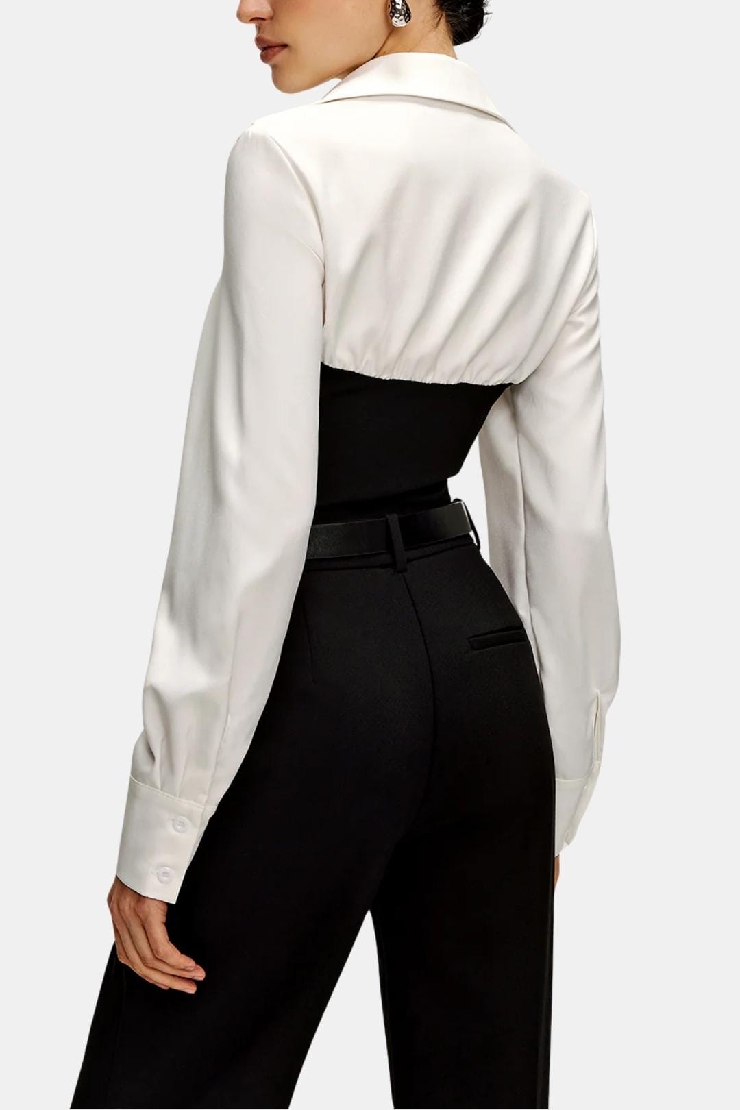 Serava | Elegante Damesblouse Met Strapless Look