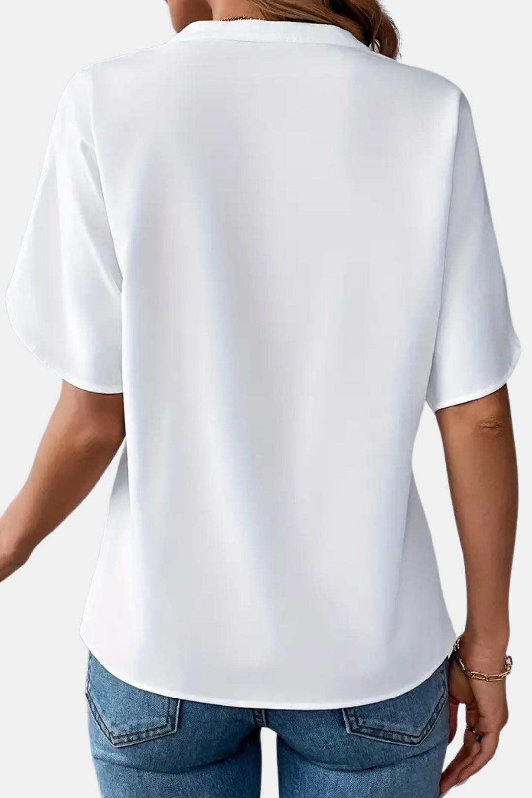 Serenya | Comfortabel blouse dames top v hals casual
