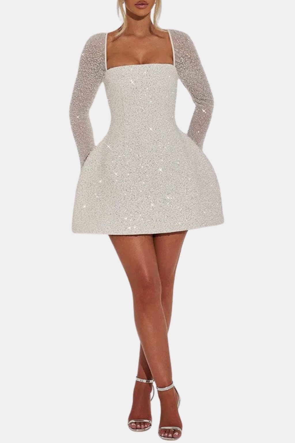 Sevyn | Elegante mini-corsetjurk met glitters