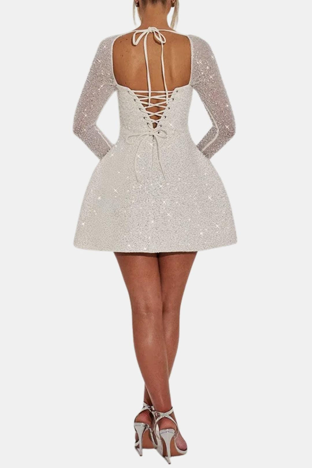 Sevyn | Elegante mini-corsetjurk met glitters