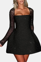 Sevyn | Elegante mini-corsetjurk met glitters