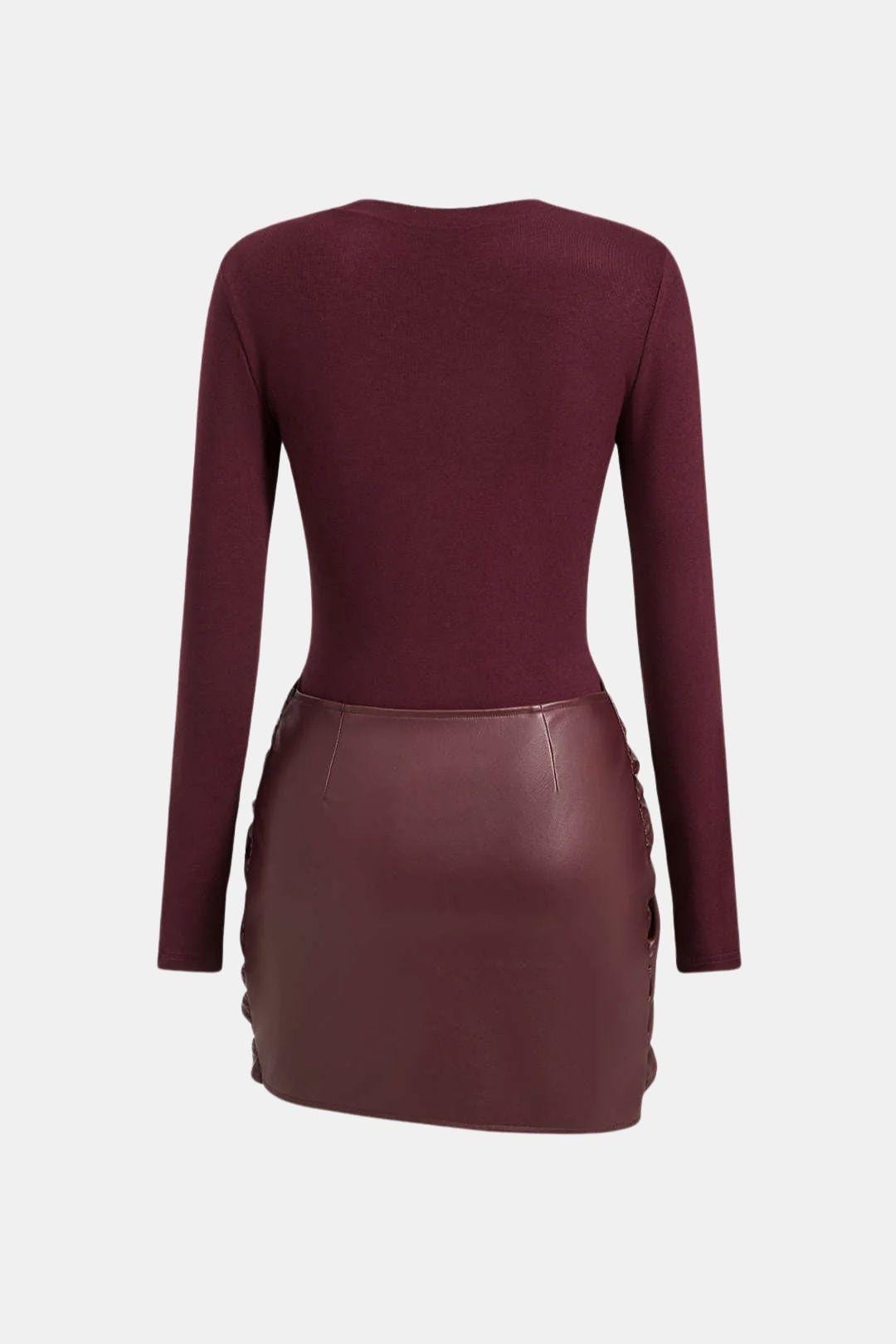 Shaira | Chic Mini Jurk Aansluitend Rok Set
