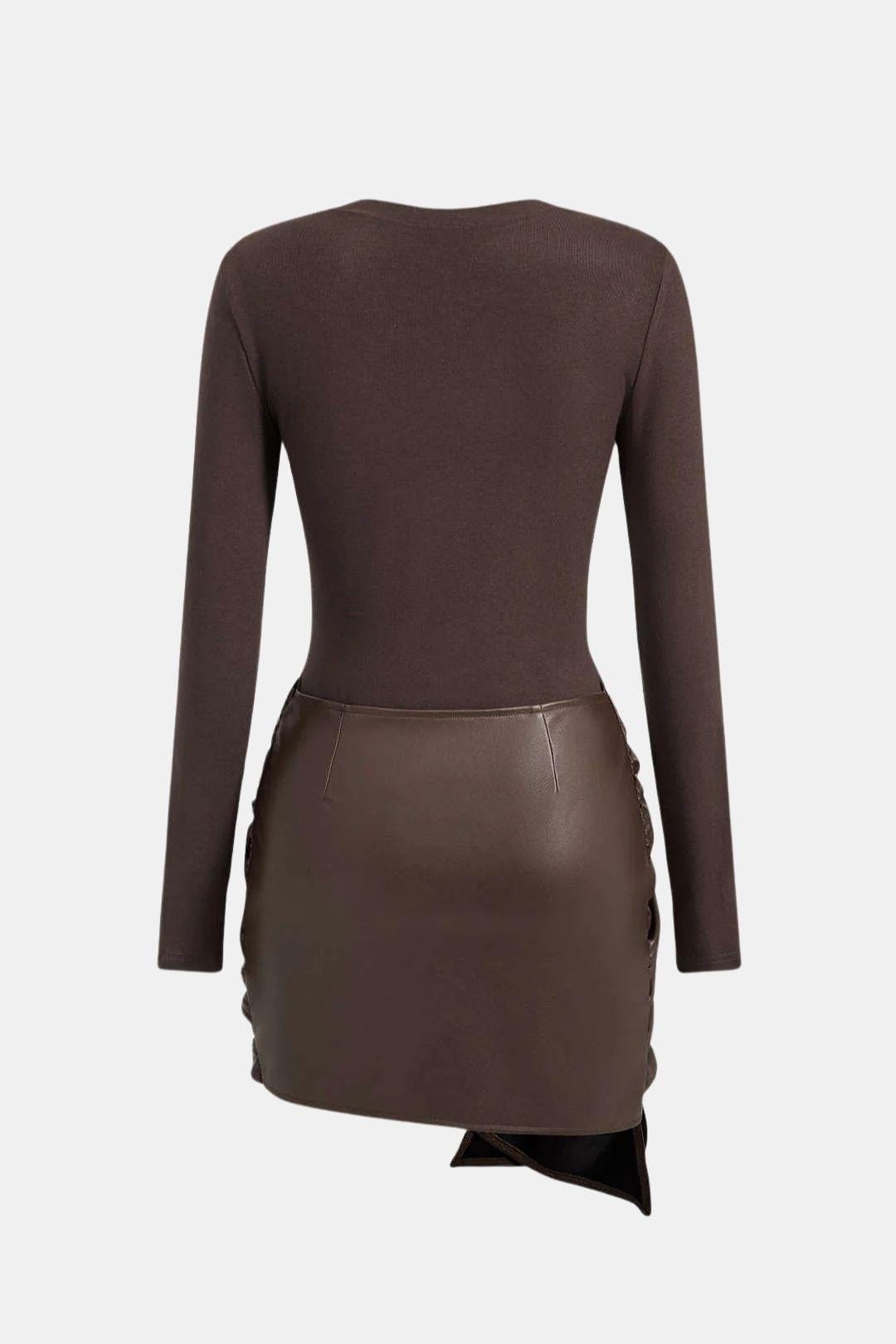 Shaira | Chic Mini Jurk Aansluitend Rok Set
