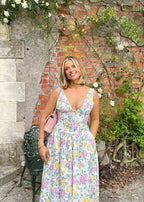 Edith | Luchtige bloemen zomerjurk elegant casual