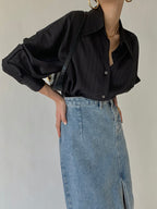Sierra | Comfortabel blouse dames top casual minimalistisch
