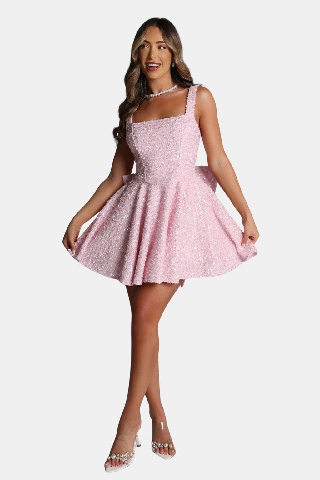 Tori | Luchtig Mini Skater Dress Casual Look