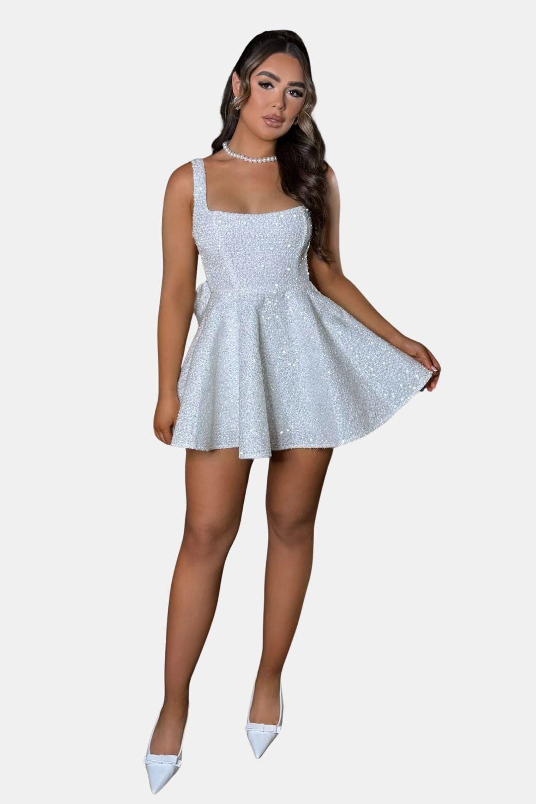 Tori | Luchtig Mini Skater Dress Casual Look