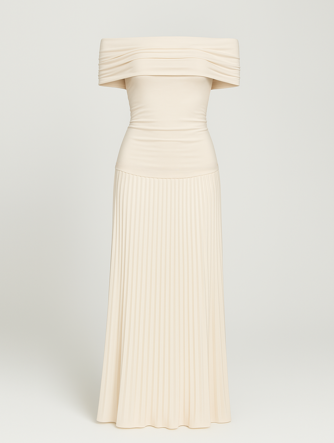 Arden | Plissé maxi jurk elegant bruiloft