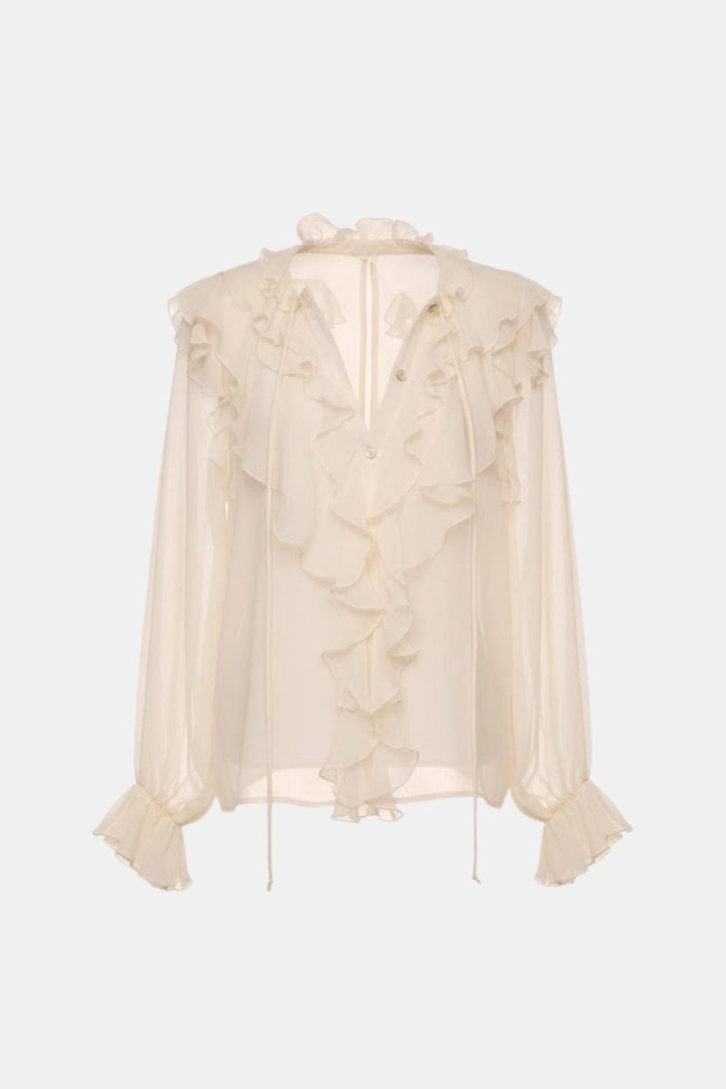 Xavena | Stijlvol blouse dames top ruffle chic