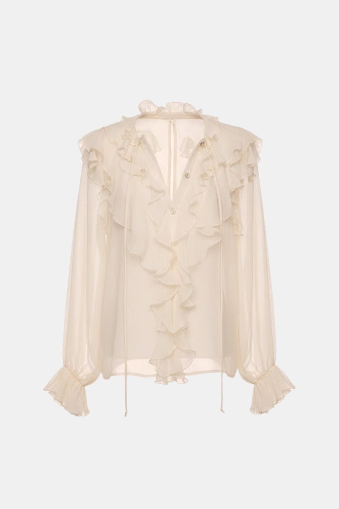 Xavena | Stijlvol blouse dames top ruffle chic