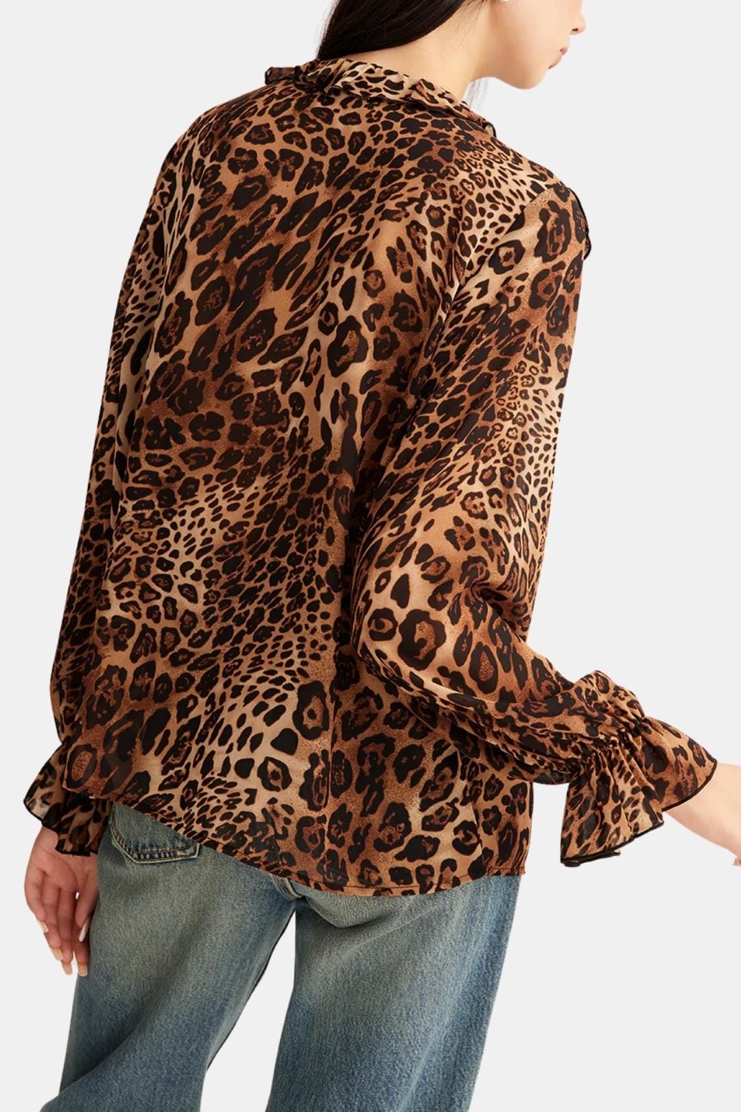 Zanira | Opvallend blouse dames top luipaard print
