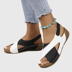 Ainsley | Comfortabel plateau sandalen dames zomerschoenen