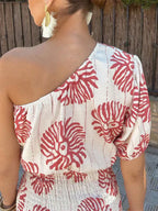 Lisette | Luchtige zomerjurk elegant wit casual