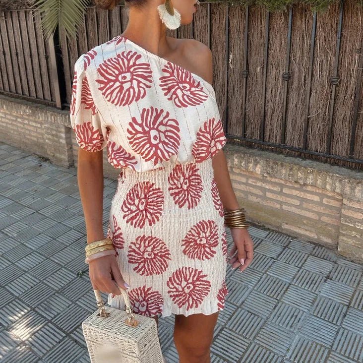 Lisette | Luchtige zomerjurk elegant wit casual