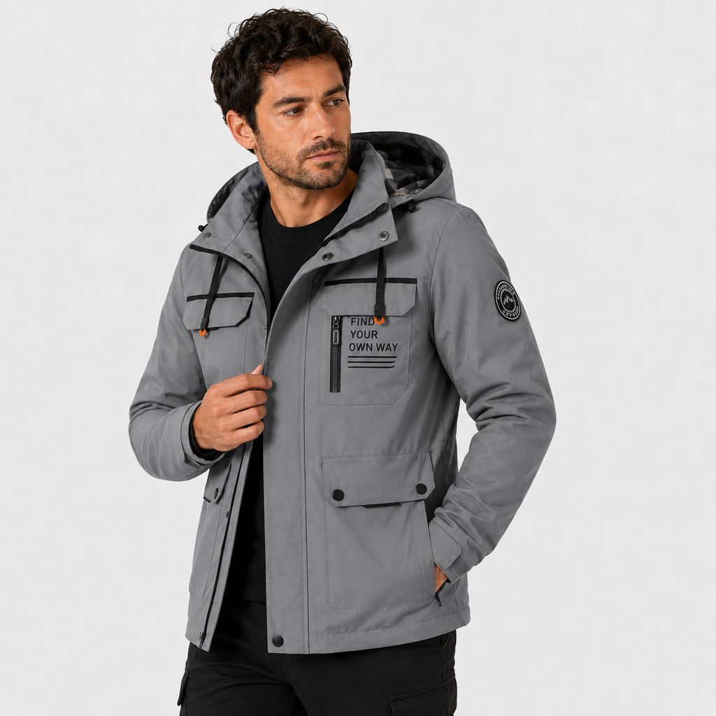 Men’s Casual Bomber Jacket – Lightweight Windbreaker for Spring & Summer