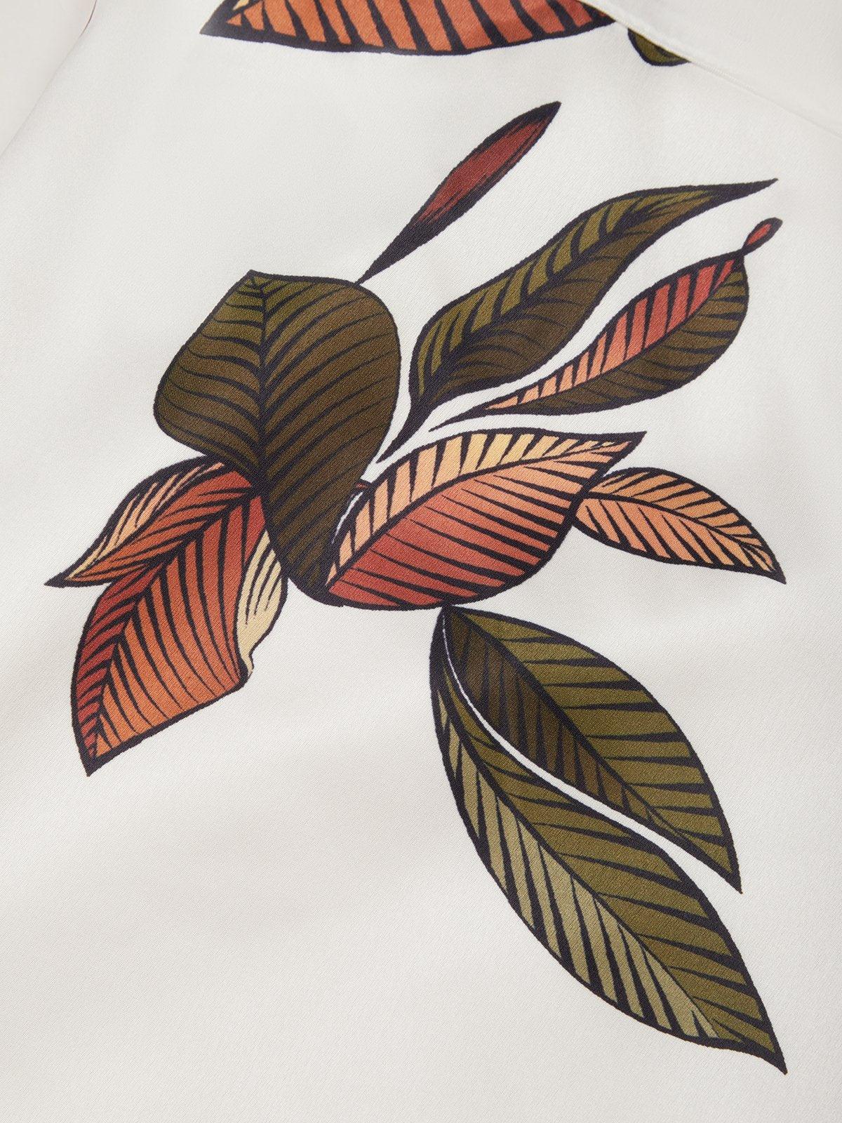 Julianne | Elegante wikkel maxi jurk print getailleerd