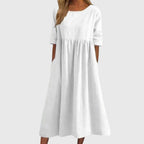 Haisley | relaxed simpel midi jurk casual