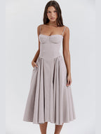 Lark | Stijlvolle lange jurk vintage elegant avond