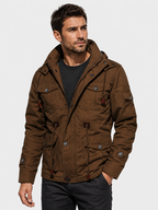 Men’s Fleece Hooded Jacket – Warm, Windproof & Functional