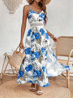 Colette | Bloemen midi jurk zomers elegant casual