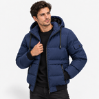 Men’s Winter Hooded Jacket – Removable Hood Casual Loose-Fit Coat
