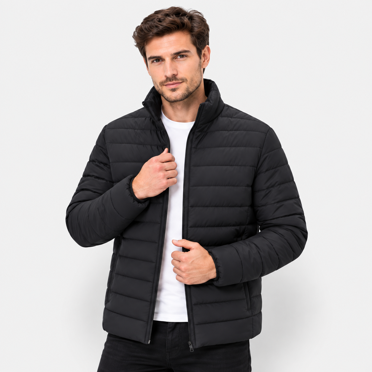 Men’s Winter Padded Coat – Warm Casual Outdoor Jacket