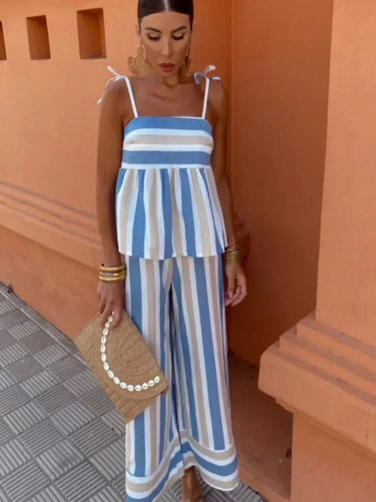Madeleine | Luchtige vloeiende jurk elegant zomer bruiloft