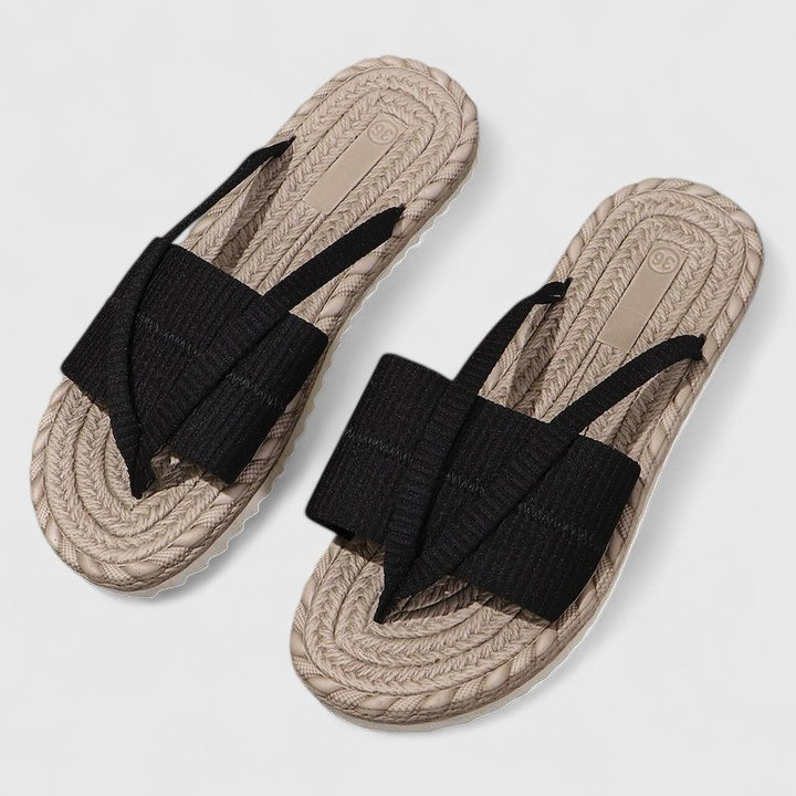Gisandra | Comfortabel gevlochten sandalen espadrilles dames