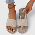 Gisandra | Comfortabel gevlochten sandalen espadrilles dames