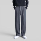 Loose-Fit Men’s Trousers with Straight Legs