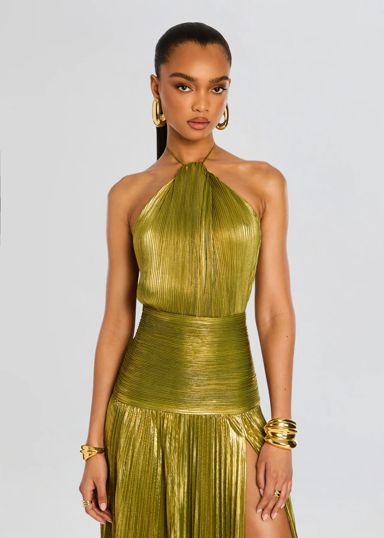 Alana | Elegante maxi jurk sensationele snit avond