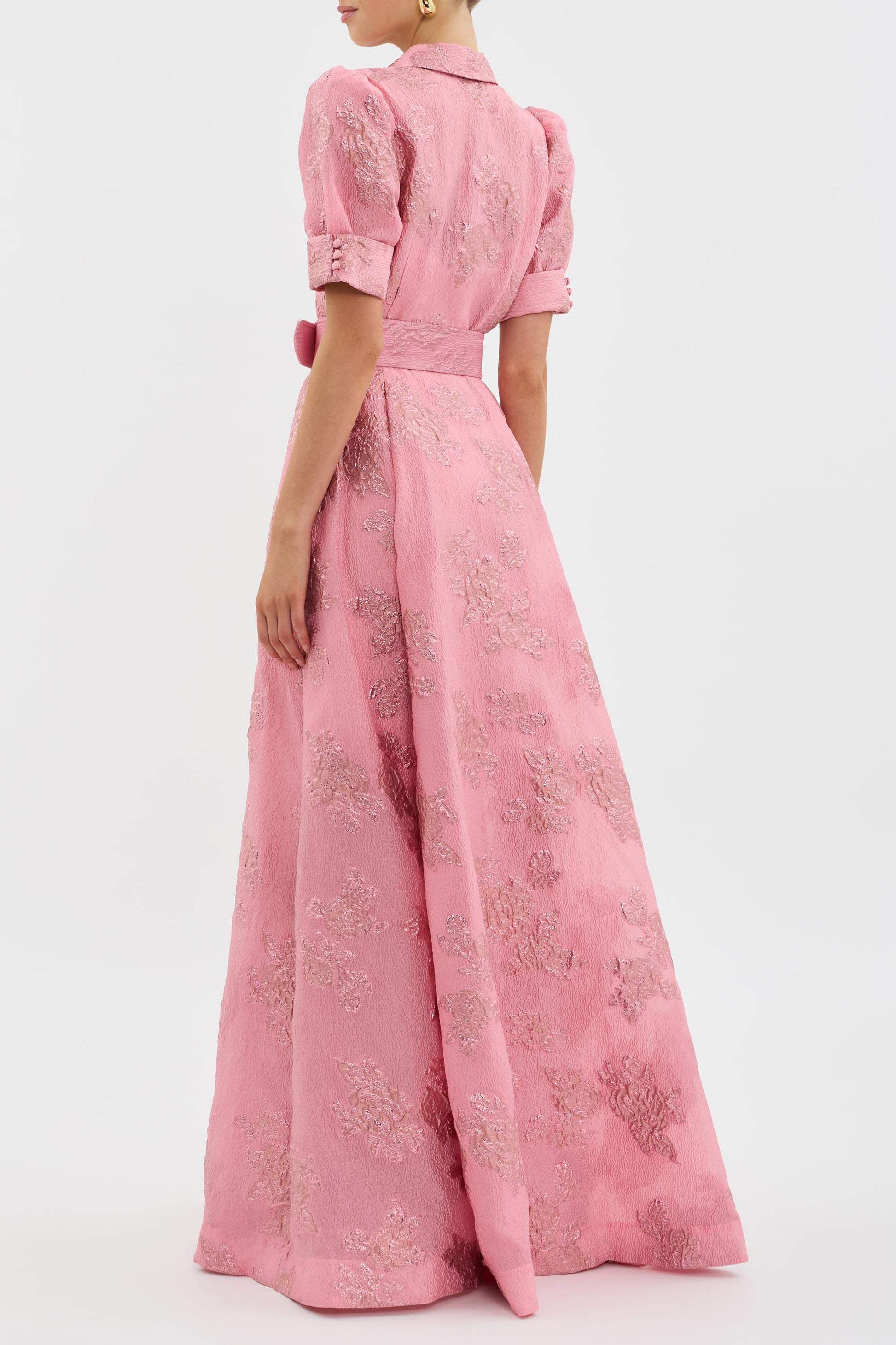 Bianca | Retro midi jurk hoge taille vintage elegant