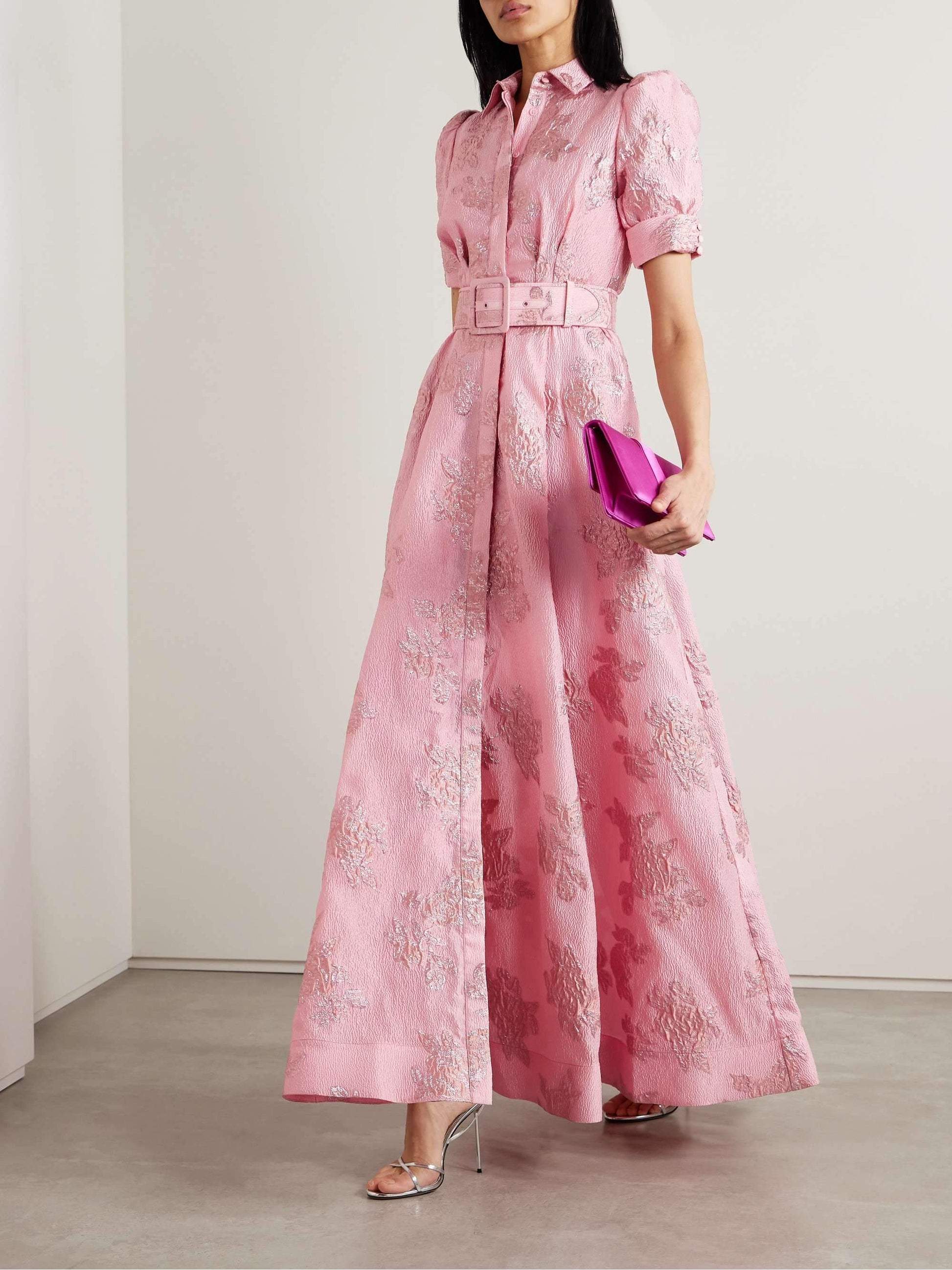 Bianca | Retro midi jurk hoge taille vintage elegant