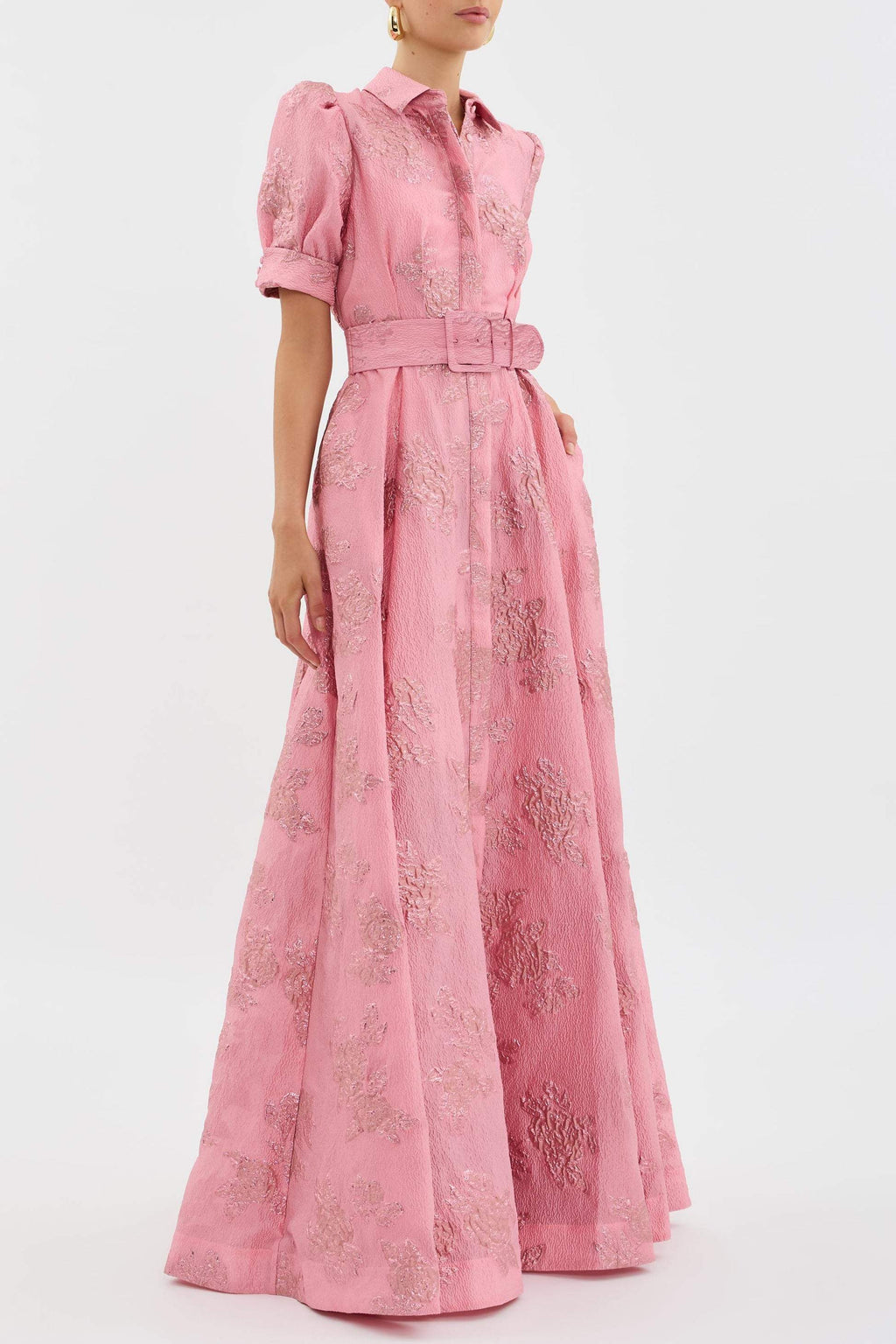 Bianca | Retro midi jurk hoge taille vintage elegant
