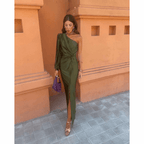 Felicity | Elegante avondjurk gestructureerd chic bruiloft